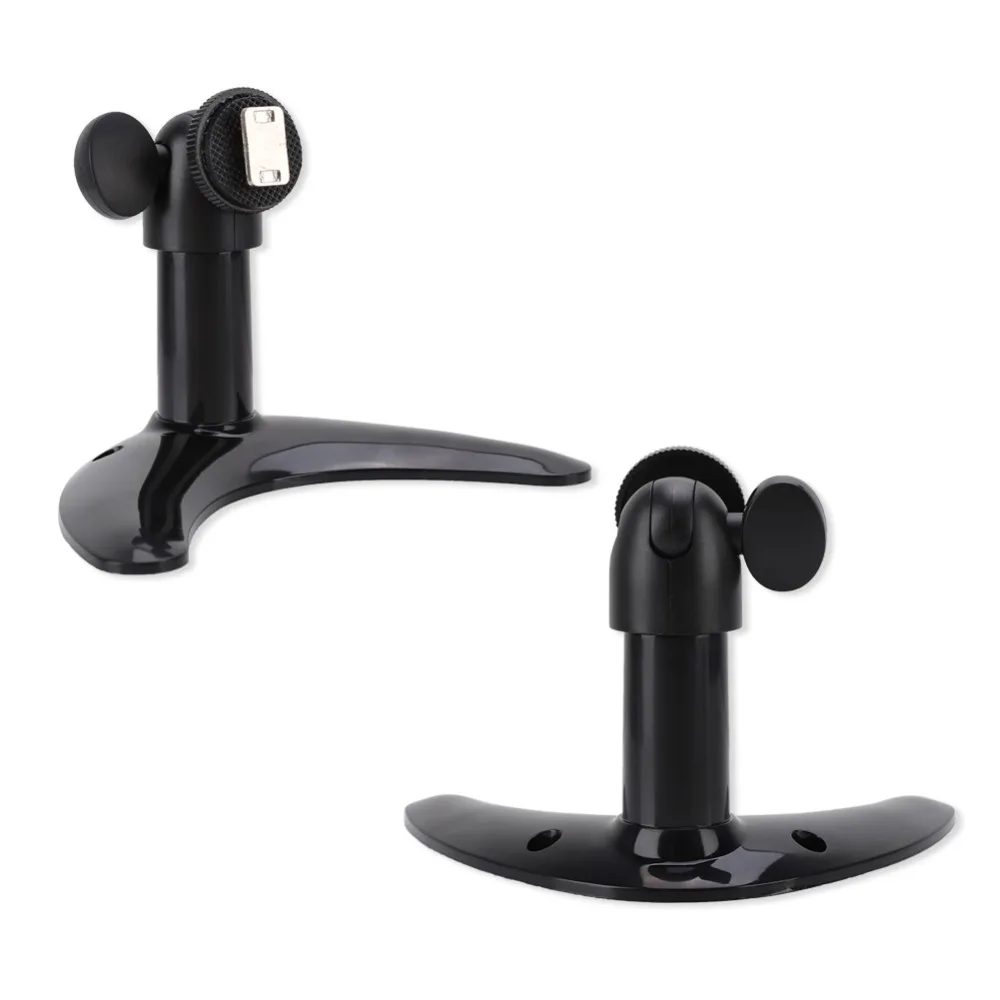 Sturdy 7 - 11inch Monitor Holder Stand LightWeight Black Universal PC Accessories Adjustable Angle Desk Mount Desktop Computer
