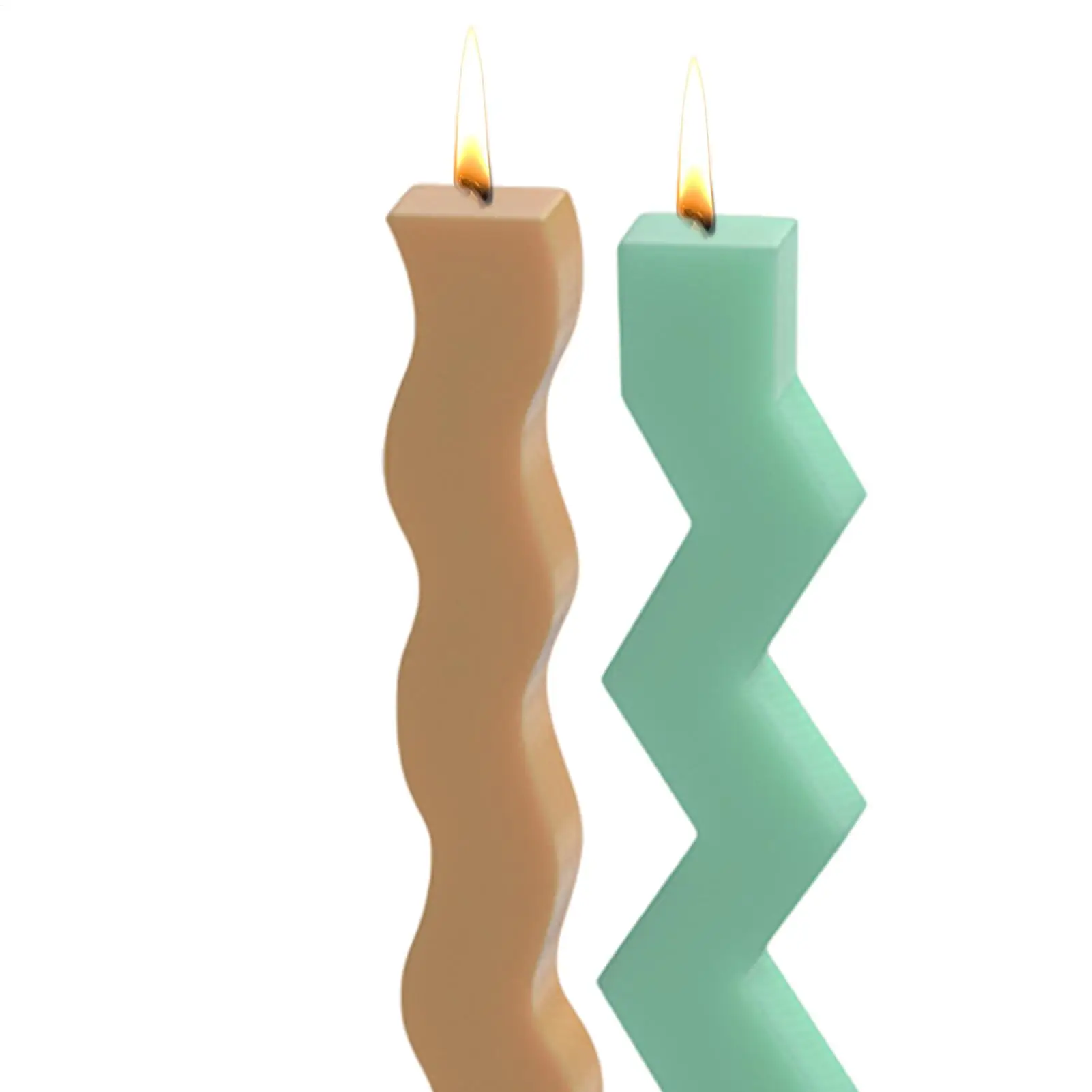 

Candle Molds Long Wave Column Reusable Mould Easy Release Silicone Soap Making Molds For Soap Wax Craft Home Decoration Resin