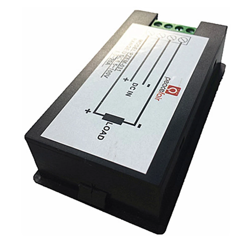 

Digital Electric Parameter Meter 6.5-100V LCD Multifunction Measure Voltage Alarm Backlight Data Reset Power Preservation Screen