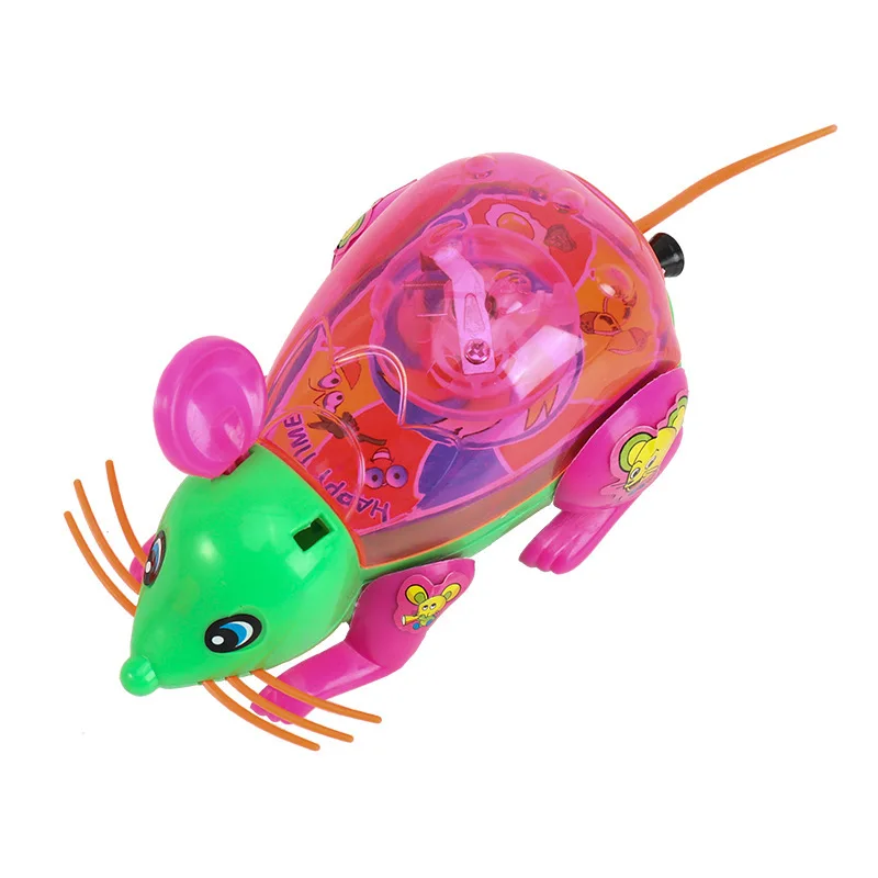 Novelty Funny Children Light-emitting Toys Fun Simulation Pull Wire Flash Mouse Creative Pranks Scary Light-emitting Toys