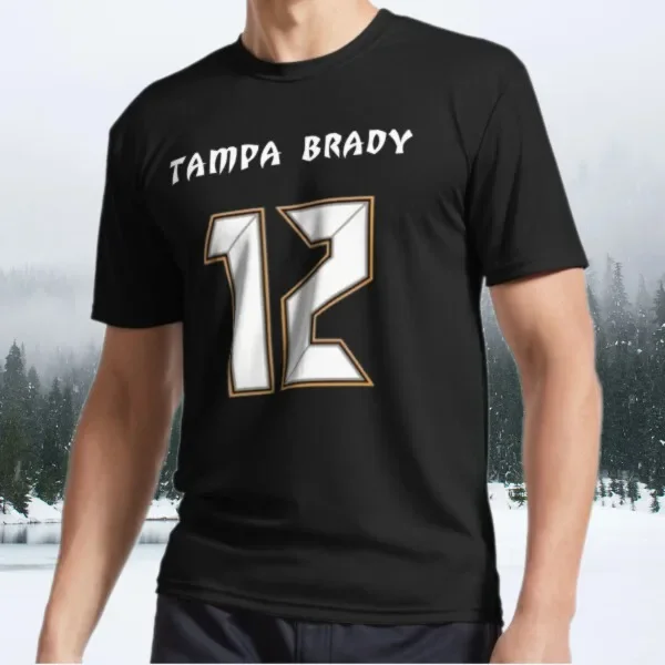 Tampa Brady Active Logo Me'ns T-Shirt Funny Size S to 5XL