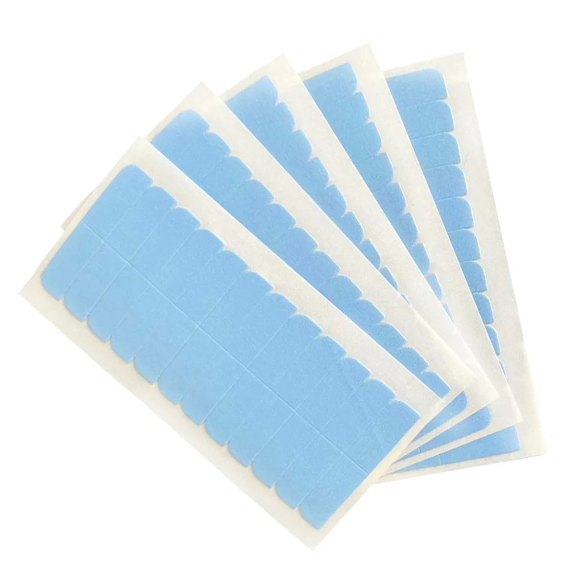 شريط شعر مستعار أزرق مزدوج الجوانب من ABGN لشريط لاصق للشعر المستعار من الدانتيل الأمامي فائق القوة شعر مستعار غراء علامات تبويب صغيرة