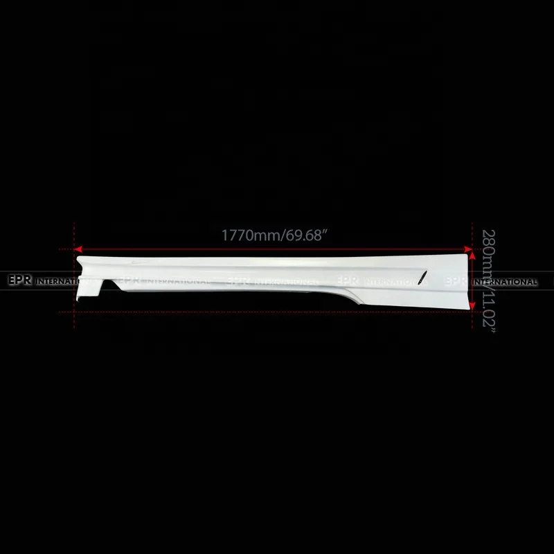 For 	Honda  CR-Z ZF1 CW Type Side Skirt  body kit car bumper CRZ