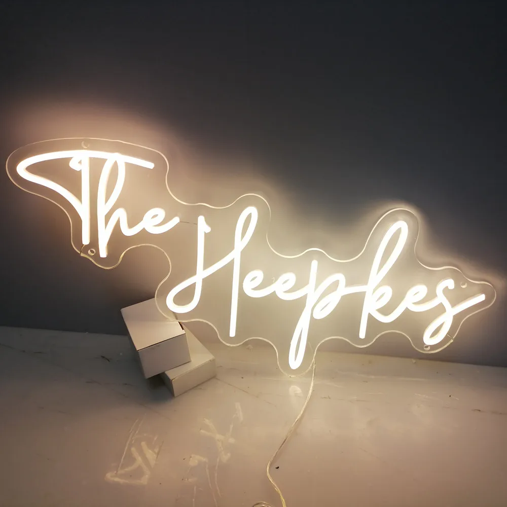 Custom LED Neon Signs Letters Patterns Light for Party Wedding Shop Window Restaurant Birthday Room Decor Christmas Gift