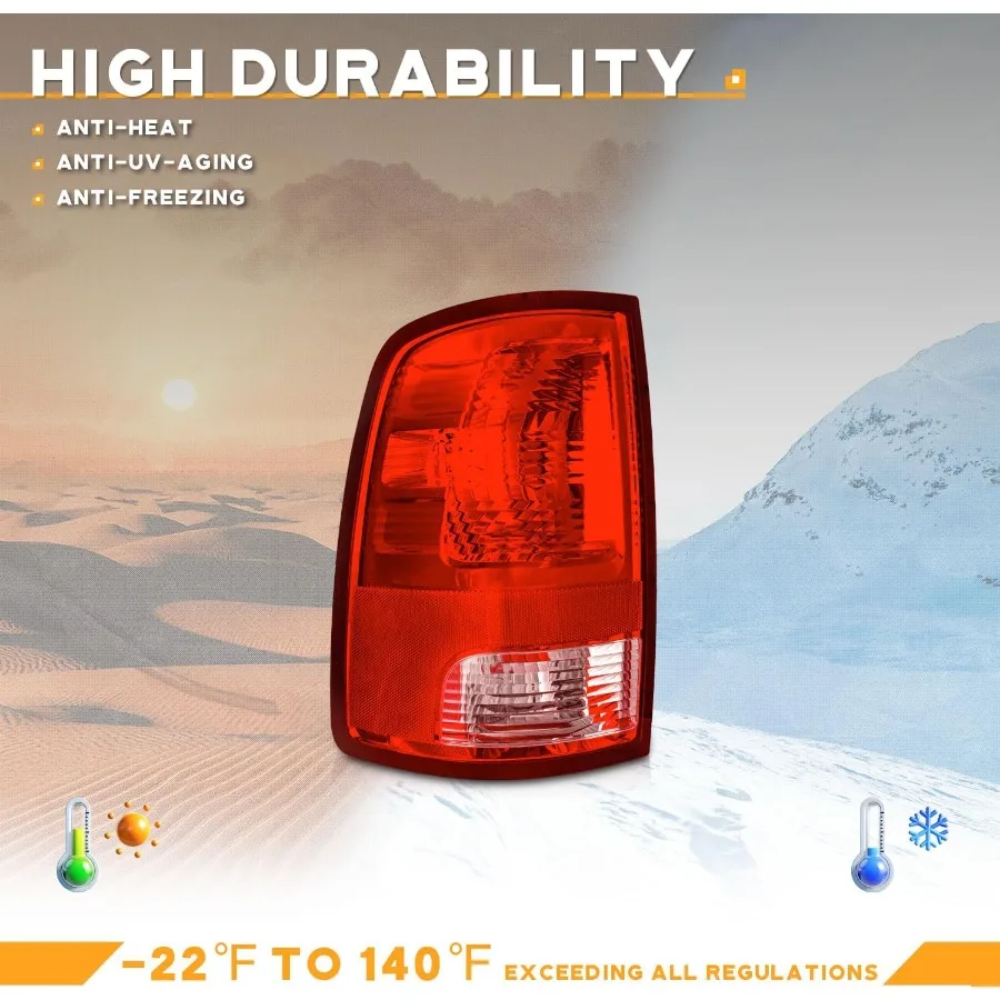 مصباح خلفي متوافق مع 20092018 دودج رام 1500 و 20192021 رام 1500 كلاسيك 20102018 رام 2500 3500 LED ضوء الفرامل لام #5