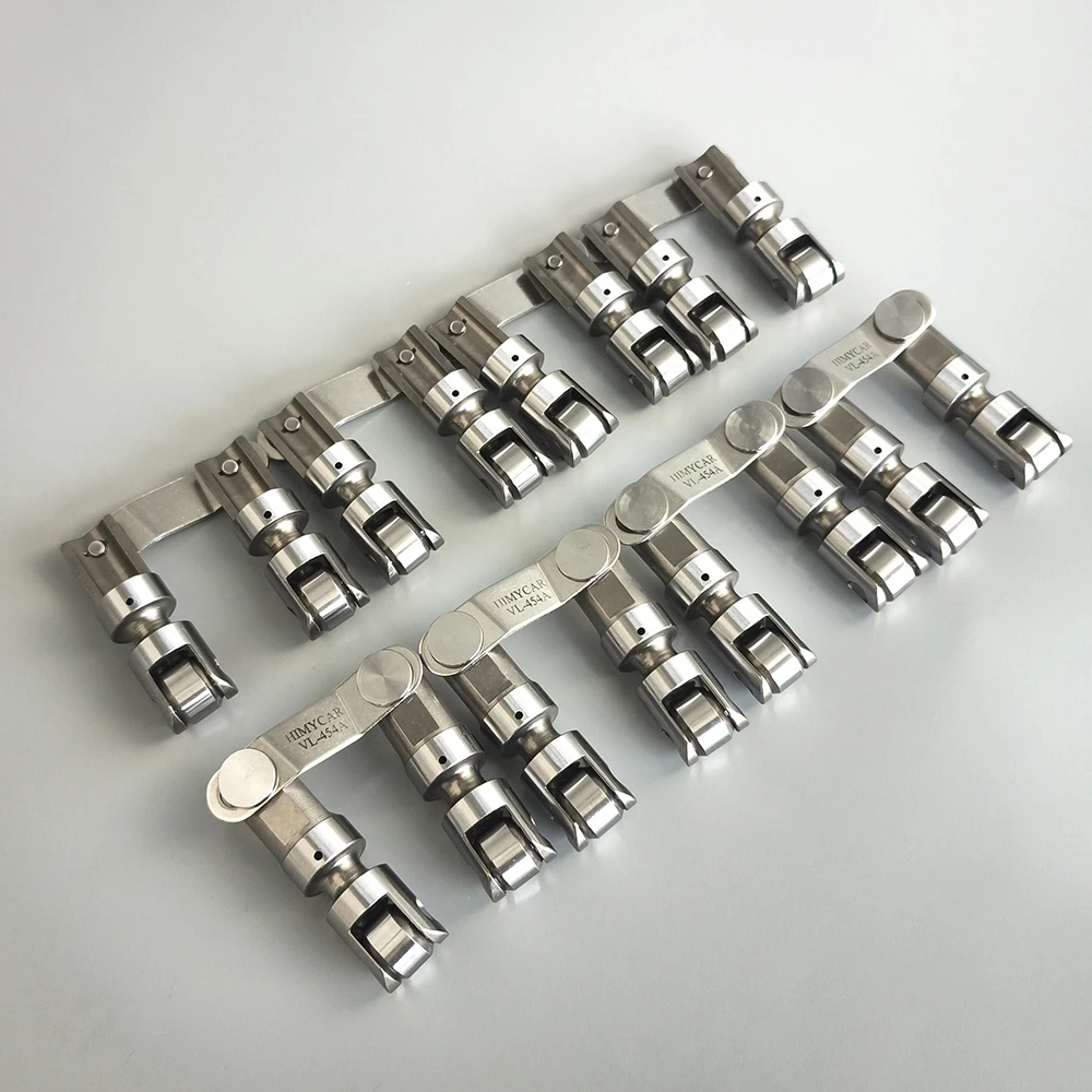 AUTO ENGINE PARTS PRO RACER SOLID MECHANICAL ROLLER LIFTERS FIT BBC GM CHEVY 396-502 VERTICAL LINK BAR