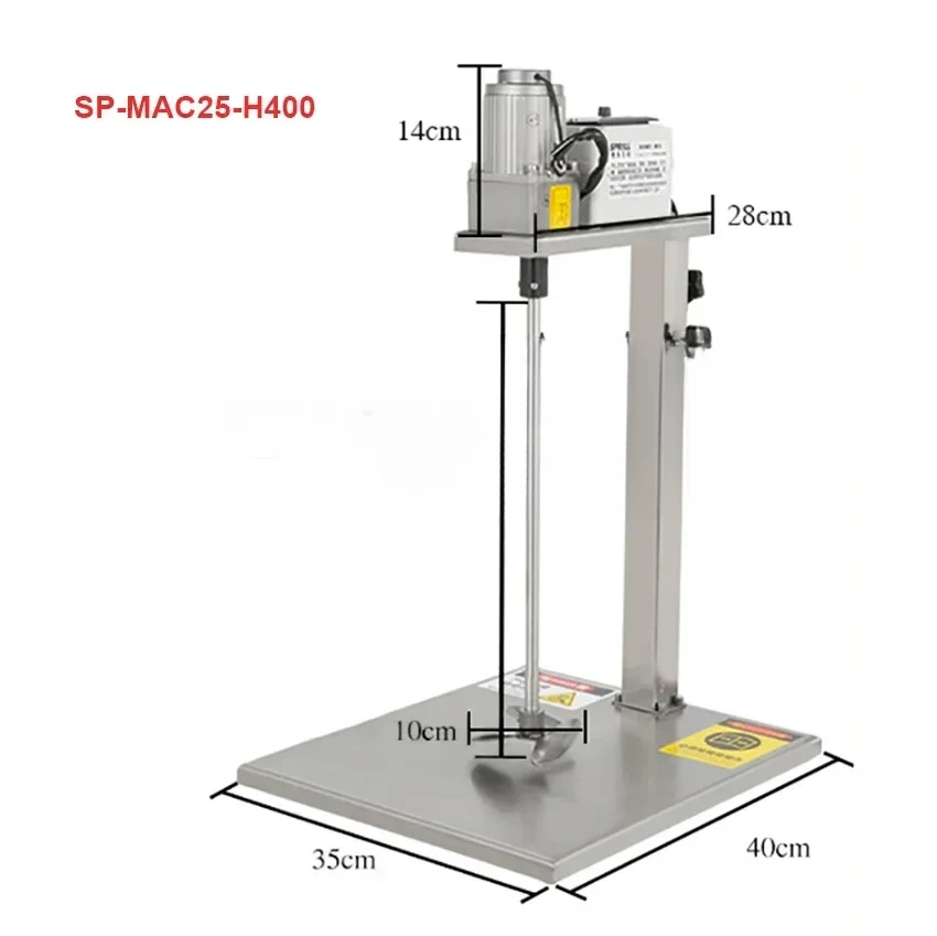 Hot Sell Mixer Lifting Mixing Machine Paint Putty Glue Ink Lab Overhead Stirrer Mixer Speed Adjustable Digital Display 220V