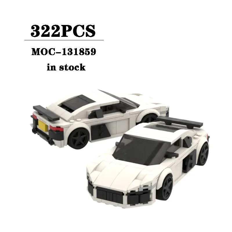 Building Block MOC-131859 Small Sports Car Assembly Model 322PCS Adult and Child Puzzle Education Birthday Christmas Toy Gift