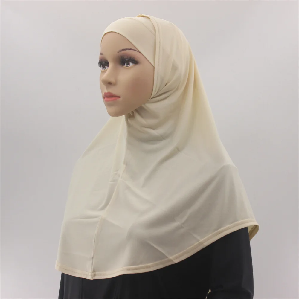 2 stücke Amira Hijab Nahen Osten Frauen Schal Saudi-arabischen Set Dubai Hijabs Turban Islam Kopftuch Hut Khimar Kopf Wrap Niqab hut