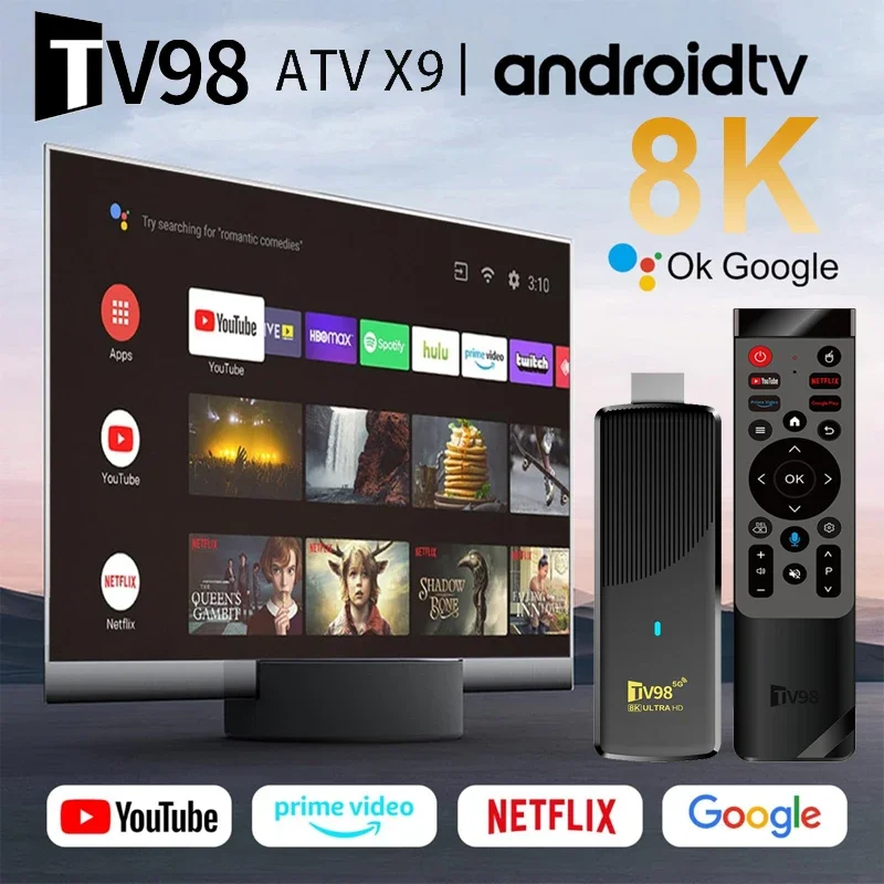 2026 New Android14 Smart TV Box Wifi6 4Core Support 8K Video Google Voice Assistant 8GB+128GB for Netflix YouTube Media Player - view 5