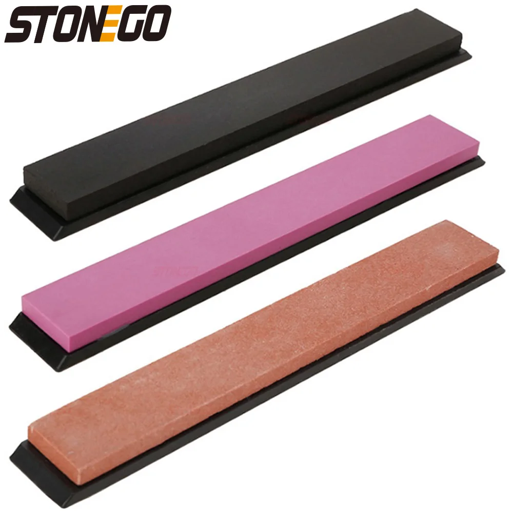 STONEGO 1PC/3PCS 5000/3000/1000 Fine Grit Sharpening Water Stone Natural Stone Whetstone 150 x 20 x 5mm for Sharpening Knives