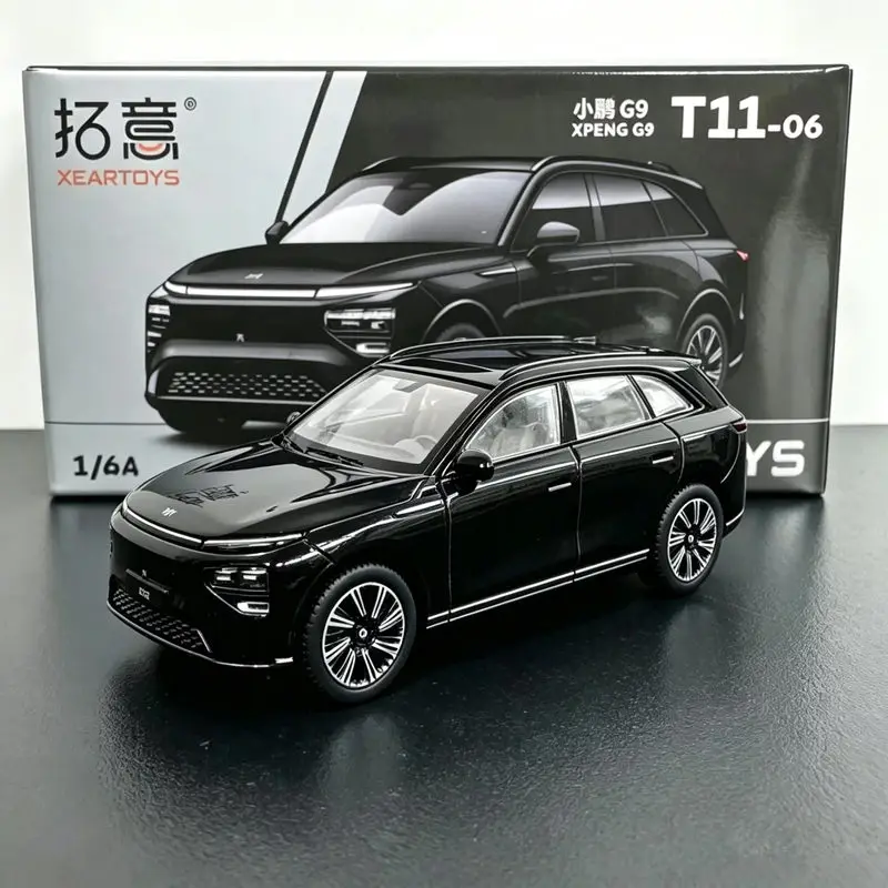 1:64 XPENG G9 Elektro-SUV Modellauto aus Legierung, Simuliertes Druckguss-Metall Luxus-Neuenergiefahrzeug Miniaturmodell Kinderspielzeug