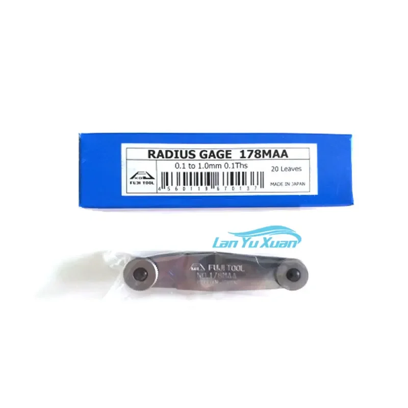 178MAA/178-112 radius Japanese Fuji FUJITOOL muestra radian R gauge placa de acero