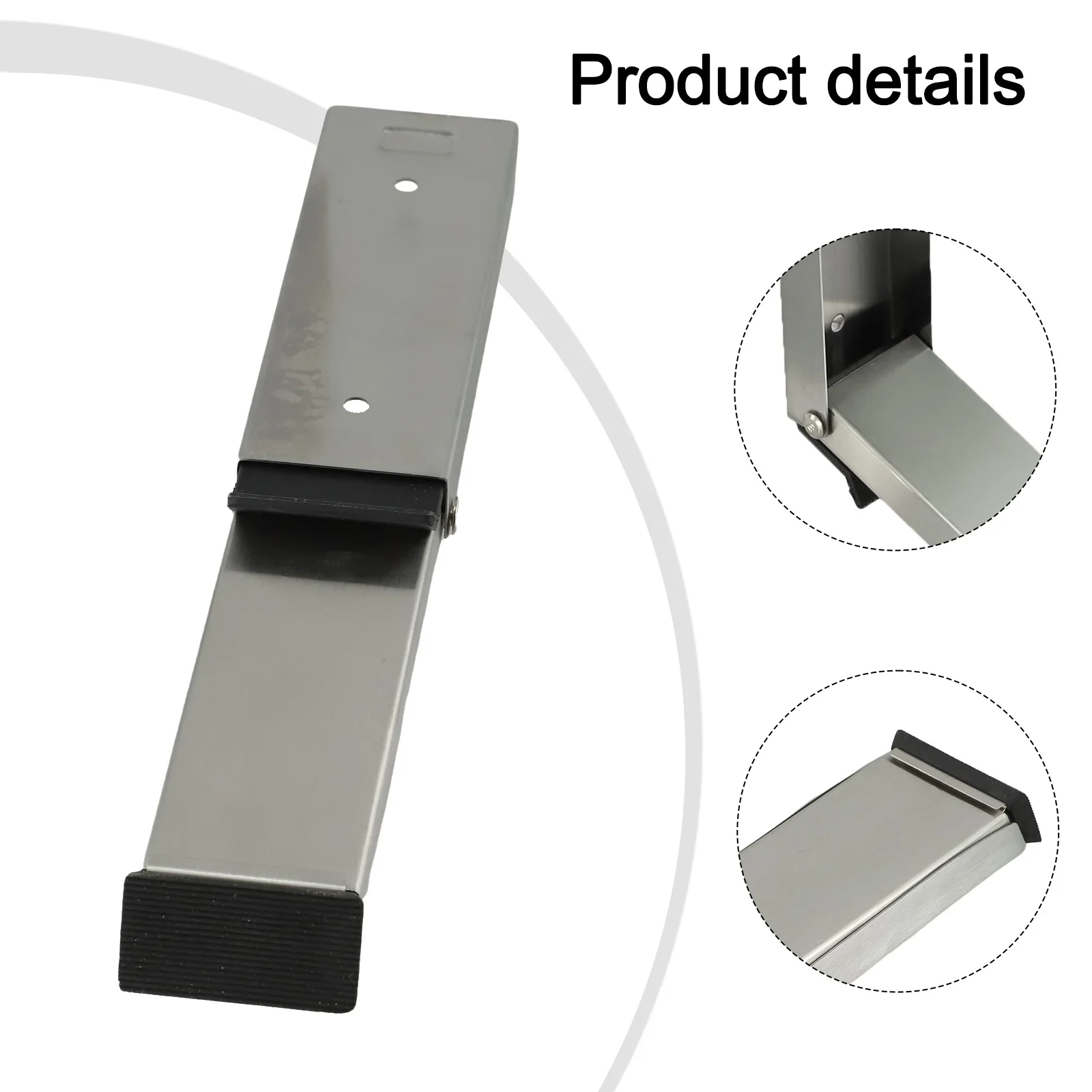 For Home Doors Foot-operated Door Brake Home Improvement Anti-collision Door Positioner Stainless Steel Material