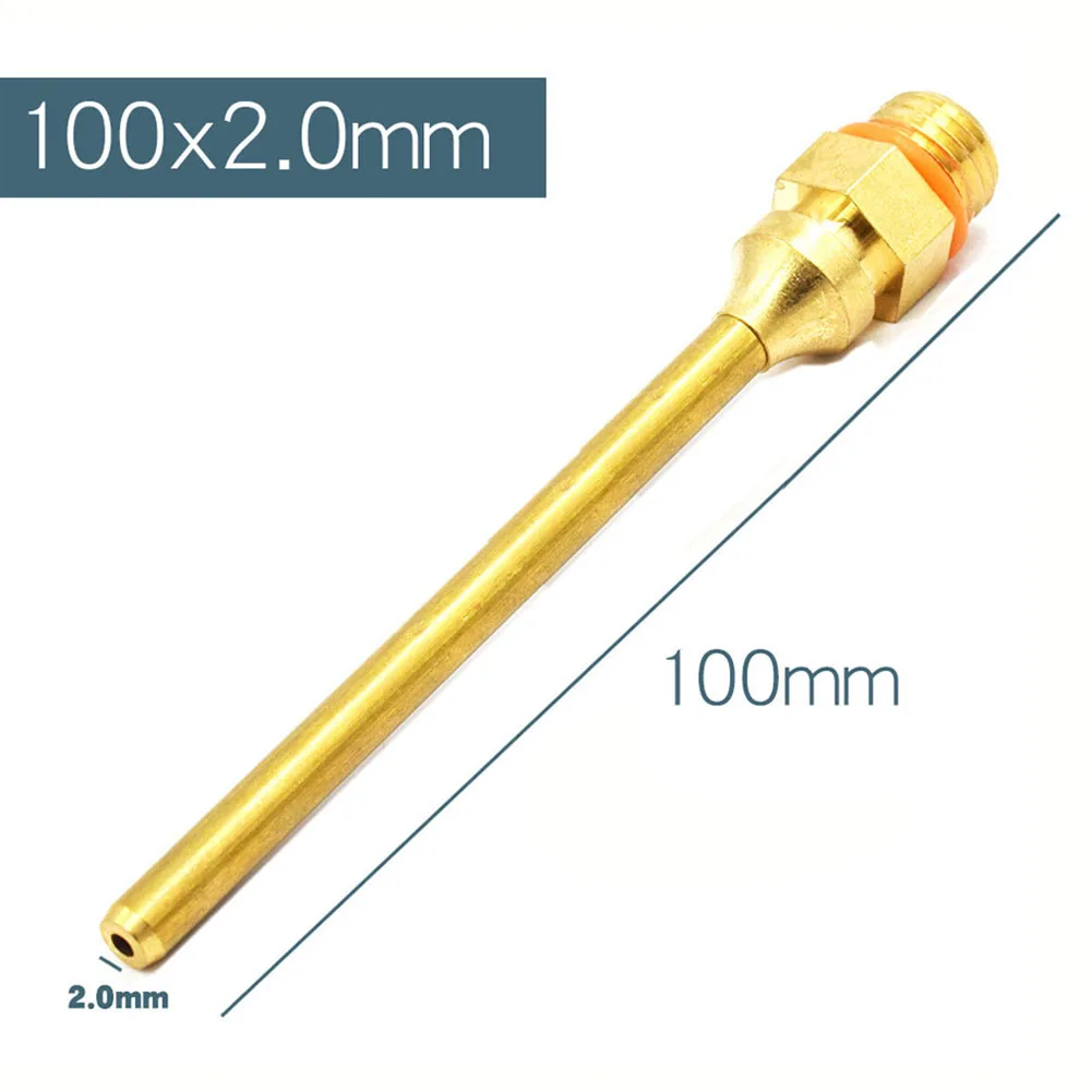 

Sturdy Hot Melt Glue Nozzle Universal Copper Tip 100x2 0mm Size Perfect Addition to Your Crafting or Repair Toolbox