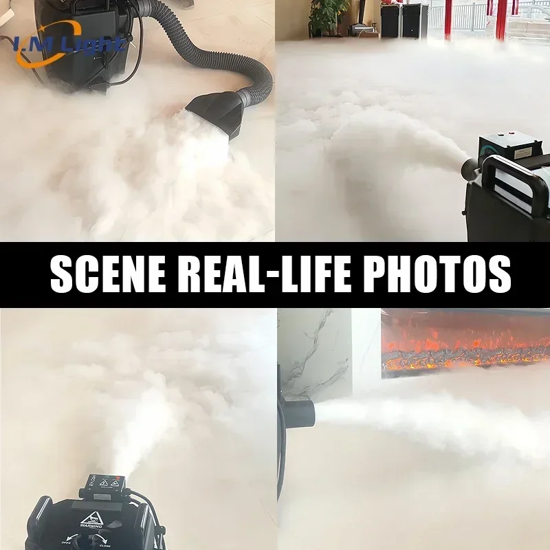 2025/LM stage special effects equipment low lying fog  3500w 6000w dry ice fog smoke  for wedding party