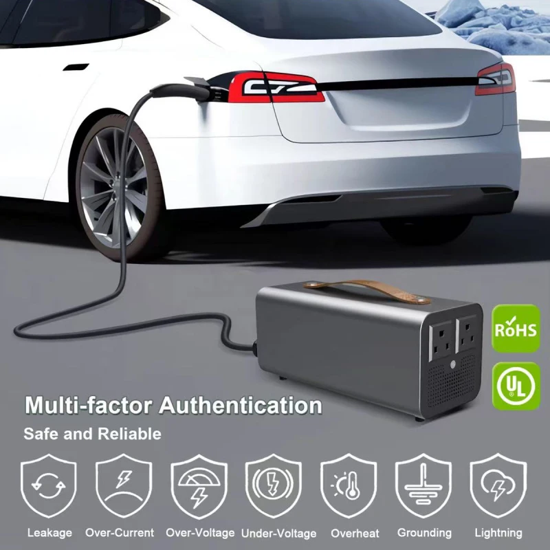 

New 5kw 16A 220V Electric Car Discharger V2L Ev CCS2 Vehicle European Socket Portable Charging Stations