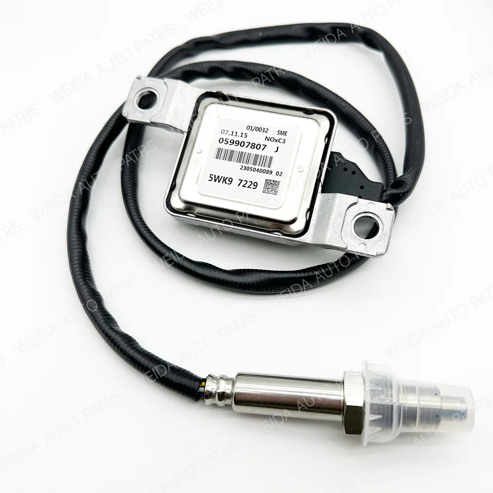 ไนโตรเจนออกไซด์เซนเซอร์เซนเซอร์ NOx 5WK97229 059907807J เหมาะสําหรับ VW Touareg 3.0 TDI Audi A4 S4 A5 A6 Q5 A7 A8 95860680703