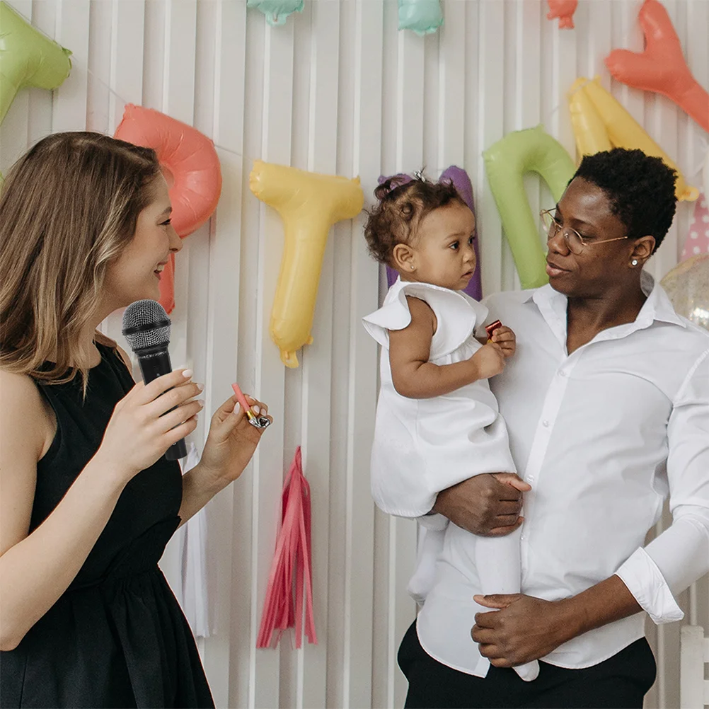 2 Pcs Children Props Microphone Kid Toddler Playset Playthings Performance Toy Cosplay