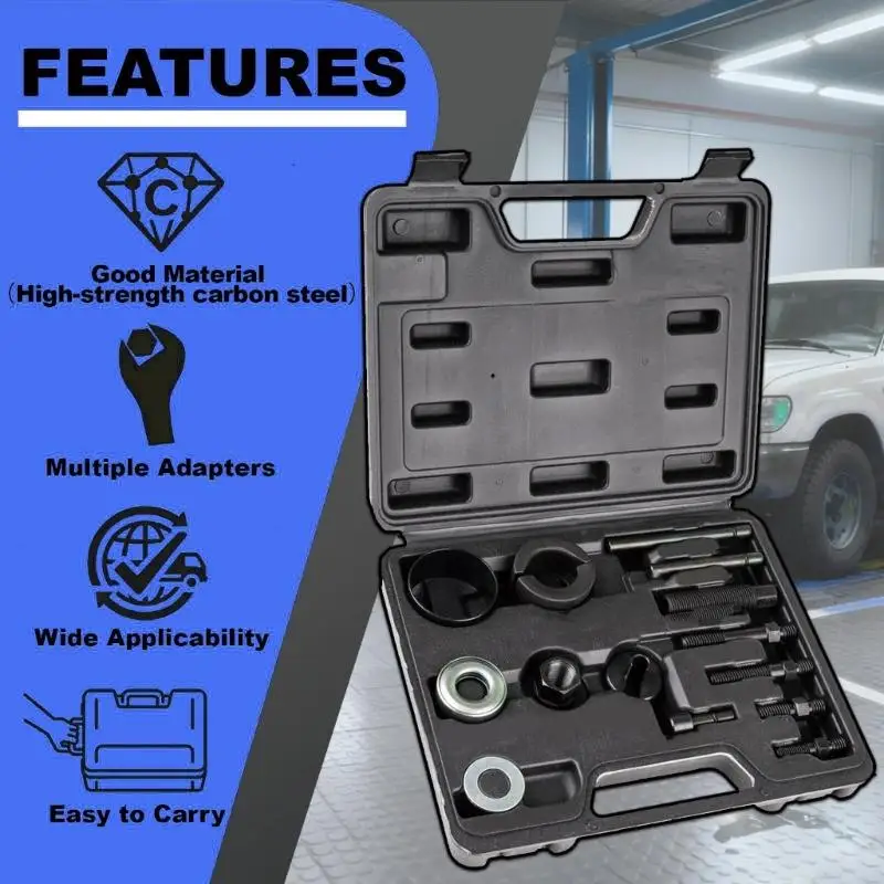 

Pack of 14 Easy to Use Alternator Pulley Installer & Power Steering Remover Tool