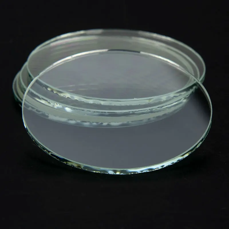 Round Transparent Flat Glass Lens 40mm 50 60 70mm 75mm 79mm 85mm 86mm for LED Torch Downlight Flashlight Headlamp Customizable