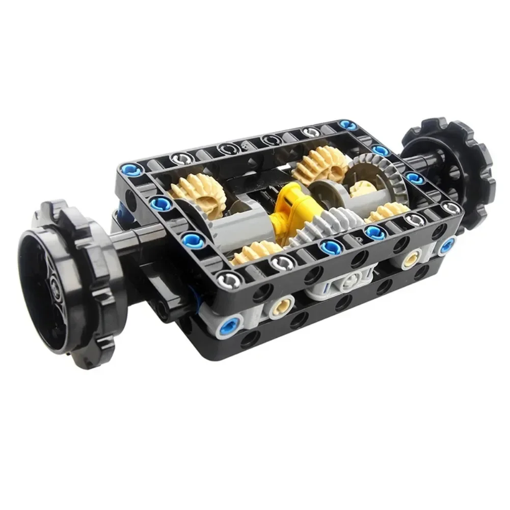 MOC-19788 Tank Remote Control Steering System Gear Differential  Building Block Puzzle Toy Educational Assembling Small Partical