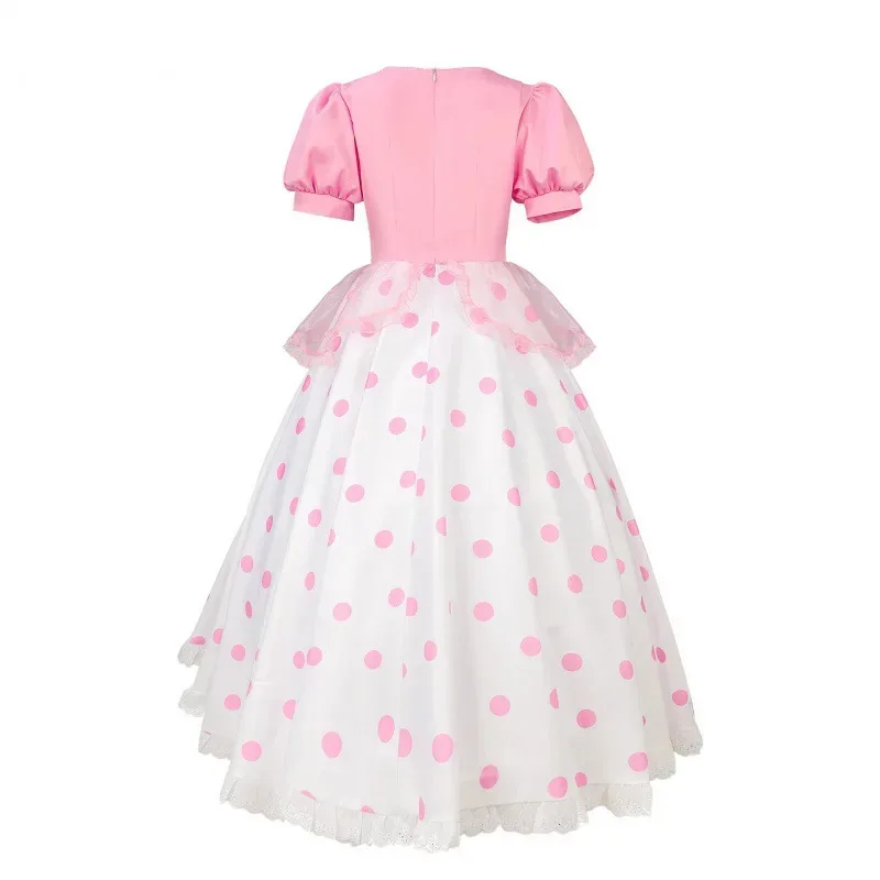 Disfraz de película de Anime Bo Peep, juegos completos de vestido de punto ondulado, uniformes para niña adulta, ropa de fiesta de Carnaval y Halloween, juego de rol