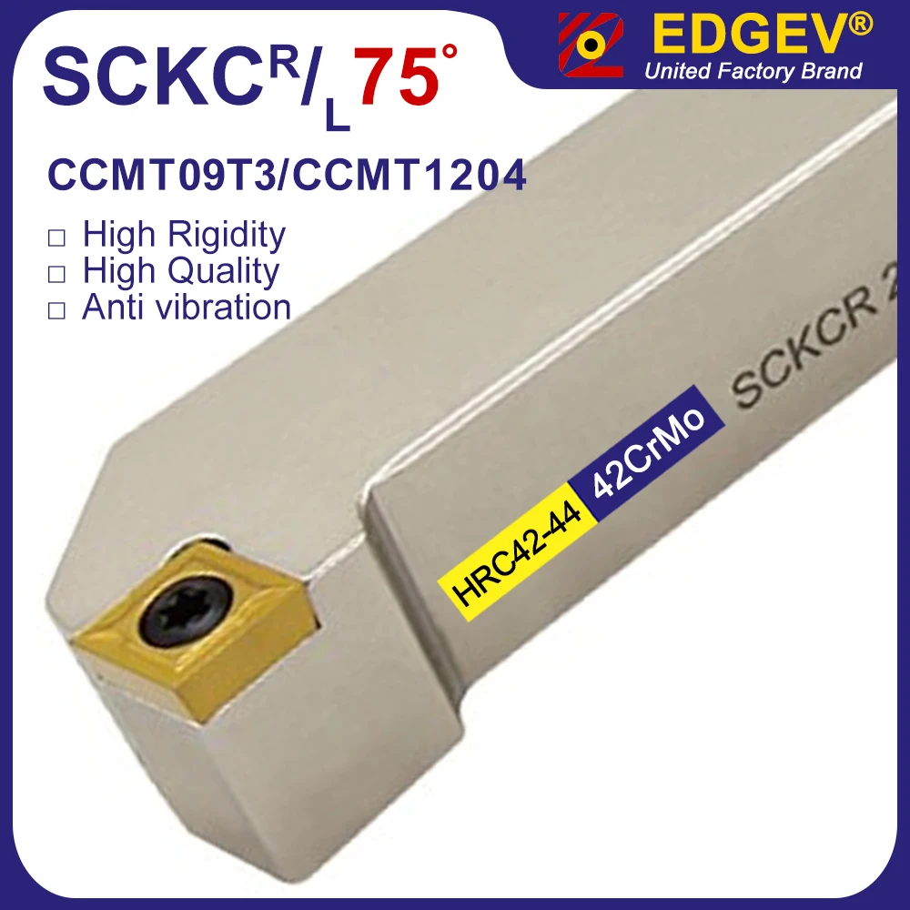 

SCKCR1616H09 SCKCL2020K12 SCKCR2020 SCKCR2525 Держатель внешнего токарного инструмента SCKCR SCKCL Токарные станки с ЧПУ CCGT Держатель CCMT