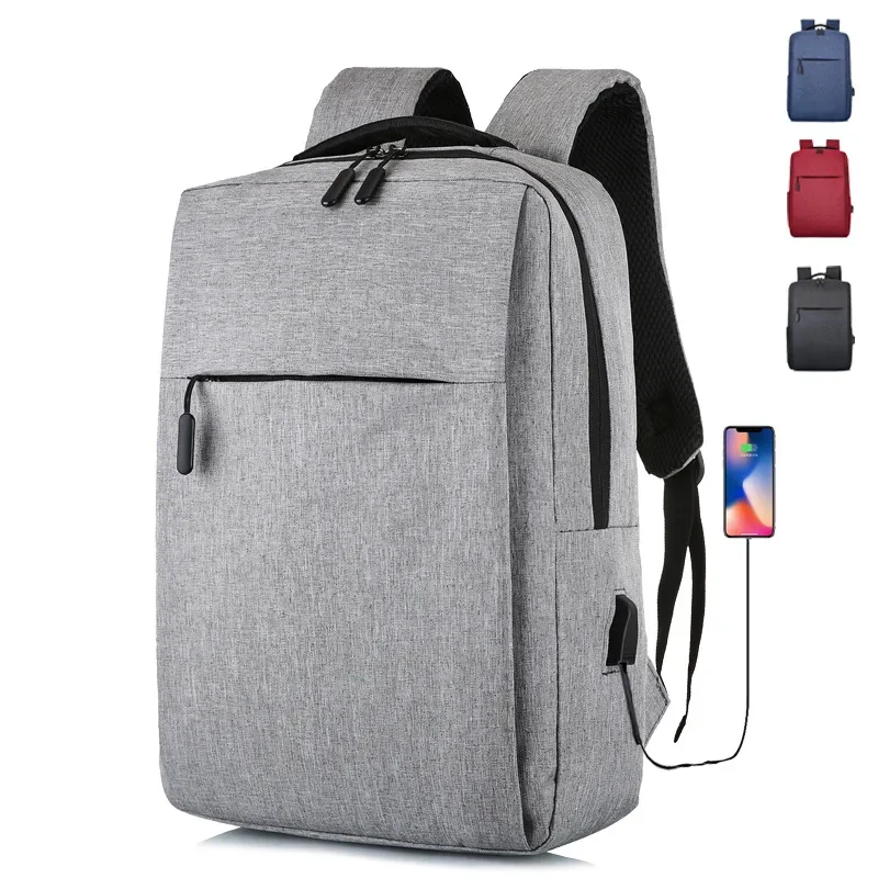 

Minimally Designed Backpack USB Charging Mens Computer Bag Men Large Capacity Leisure Business Laptop Backpack School Bags