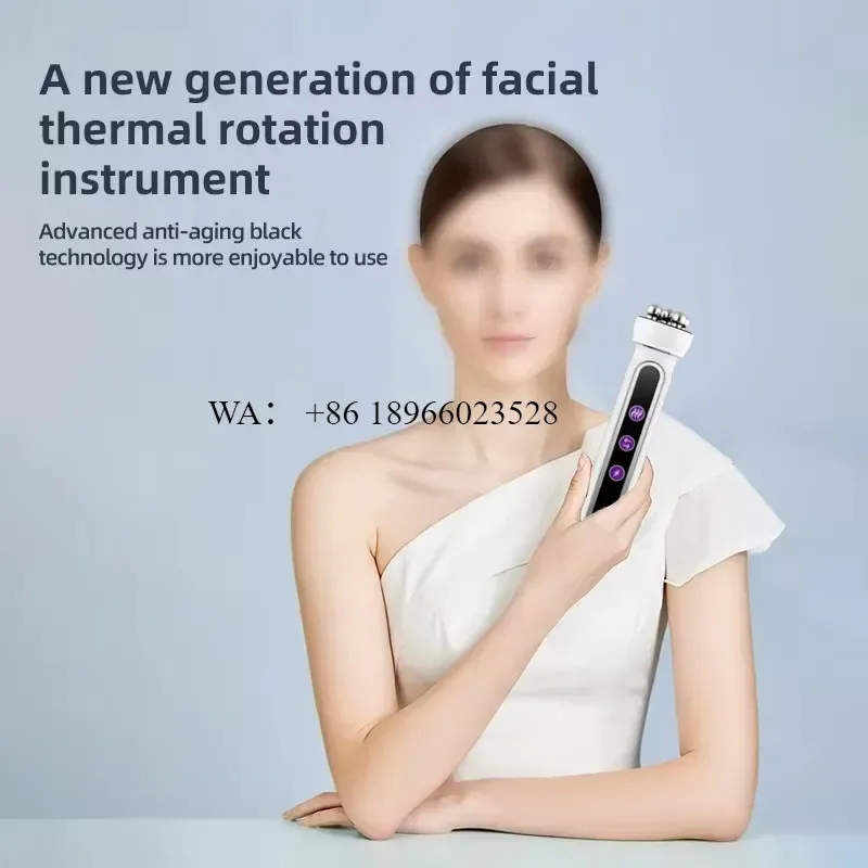 WMWMNU 2025 New Portable 360 Massage Roller Face Slimming 3D Rotation Facial Tool for Beauty Care