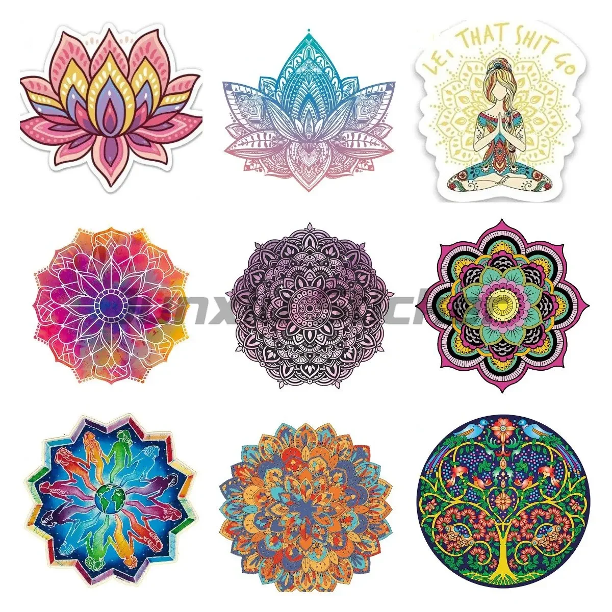 

Beauty Mandala Car Decal Car Truck Body Side Door Sticker Decal Graphic Universal Car Side Door Stickers WaterProof Decals