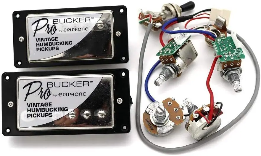 

Epi ProBucker Alnico Bridge Neck Guitar Pickups with Pro Wiring Harness