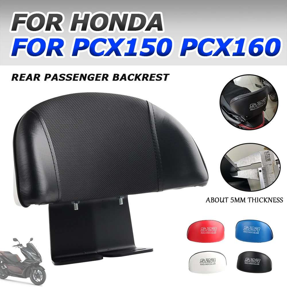 Rear Backrest For Honda PCX 150 160 PCX150 PCX160 2014 2023 Thickened Safe Rear Passenger Seat Back Rest Motorcycle Accessories