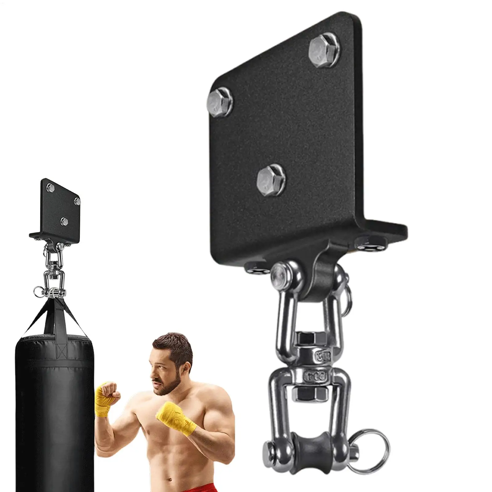 

Heavy Duty Ceiling Mount Punching Bag Hanger Gym Home Garage Basement Exercise Equipment for Adults Training Fitness