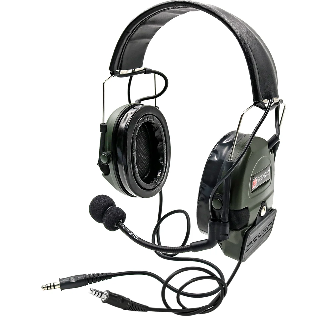 TS TAC-SKY C1 Dual Communication Tactical Headset COMATC I Hearing Protection Walkie-Talkie Headset