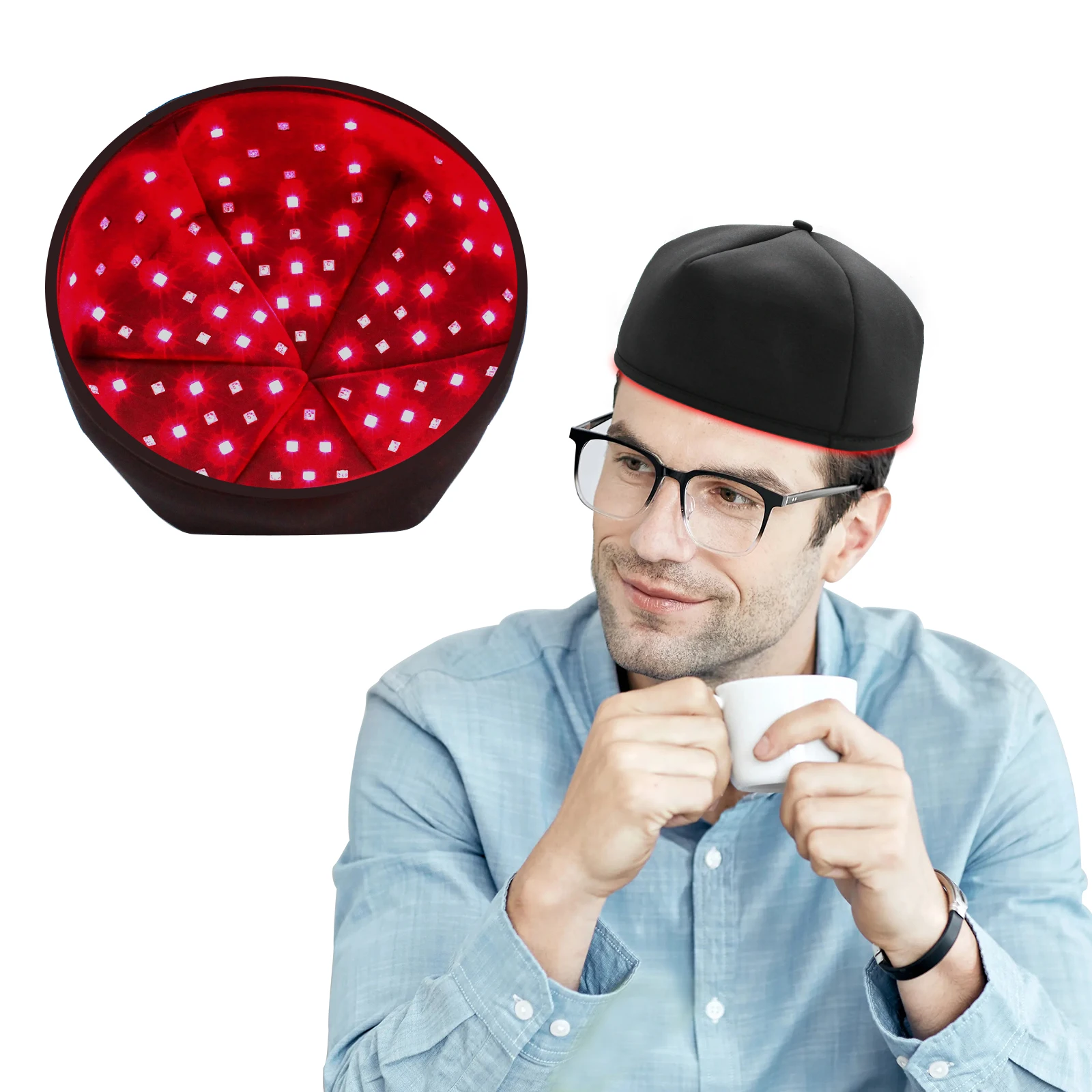 New Household LED Red Light Hat for Hair Growth Cap Hair Loss