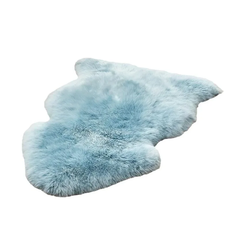 

Solid color sheepskin carpet