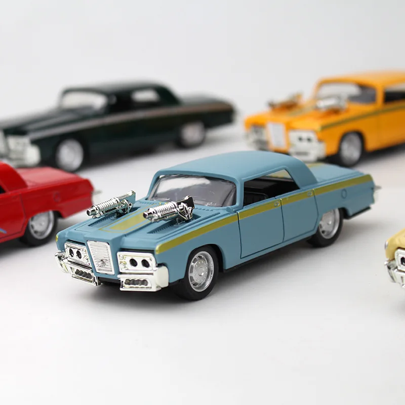 

1/32 New Retro Classic Modification Alloy Toy Car Model Diecasts Metal Miniature Pull Back Children Gift Vehicle