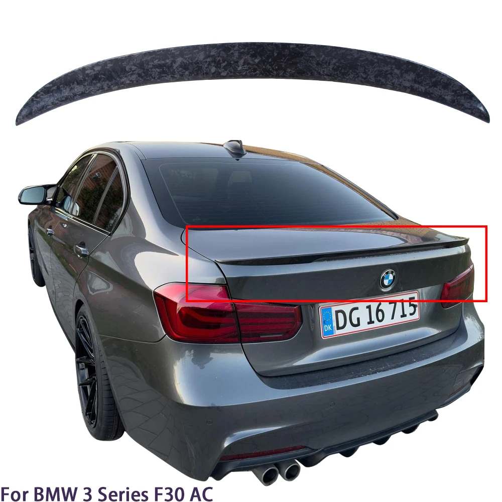 

For BMW 3 Series F30/M3 F80 Sedan AC Style Forged Carbon Fiber Rear Spoiler Trunk Wing 2011-2019