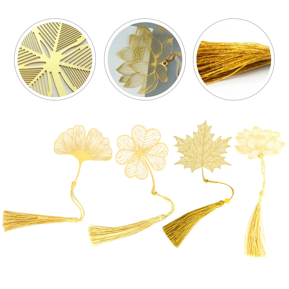 

4Pcs Safe Metal Bookmarks Best Gift Idea for Family Friends Book Marking Decor Bookmark Bookmarks for Women Family Gifts Ideas