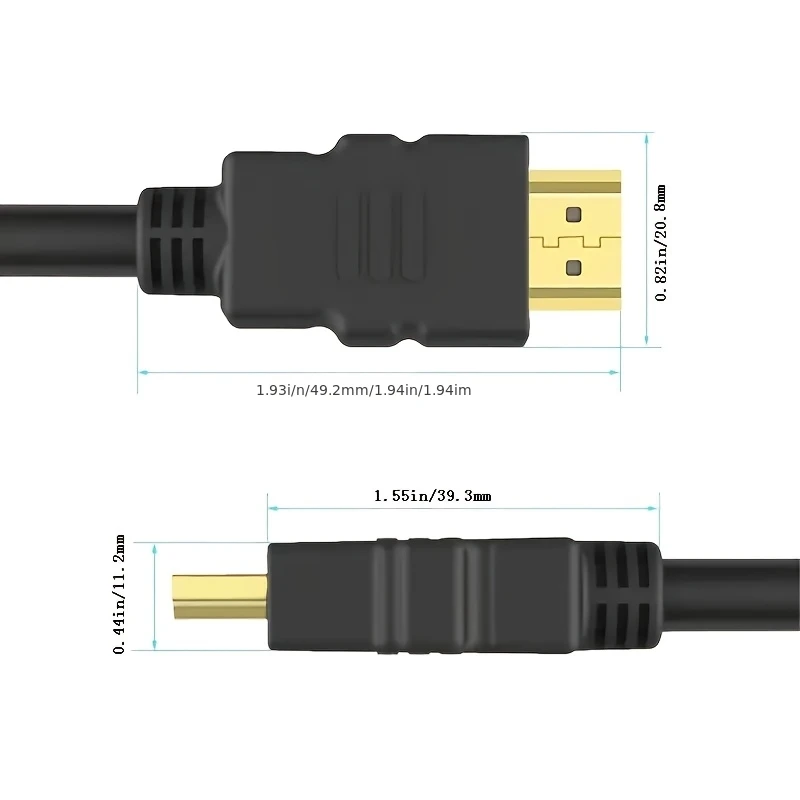 1PCS 3PCS 4K ultra-high-definition HDTV cable, 18Gbps high-speed, suitable for monitors and high-definition TVS. 4K60Hz HDR, 3D