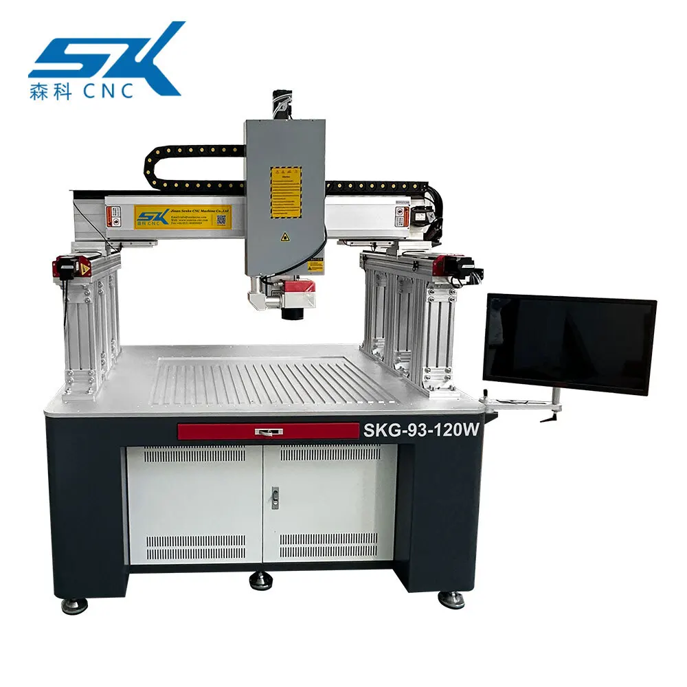 High Effect Automatic Fiber Laser Glass Cutting Drilg Hine