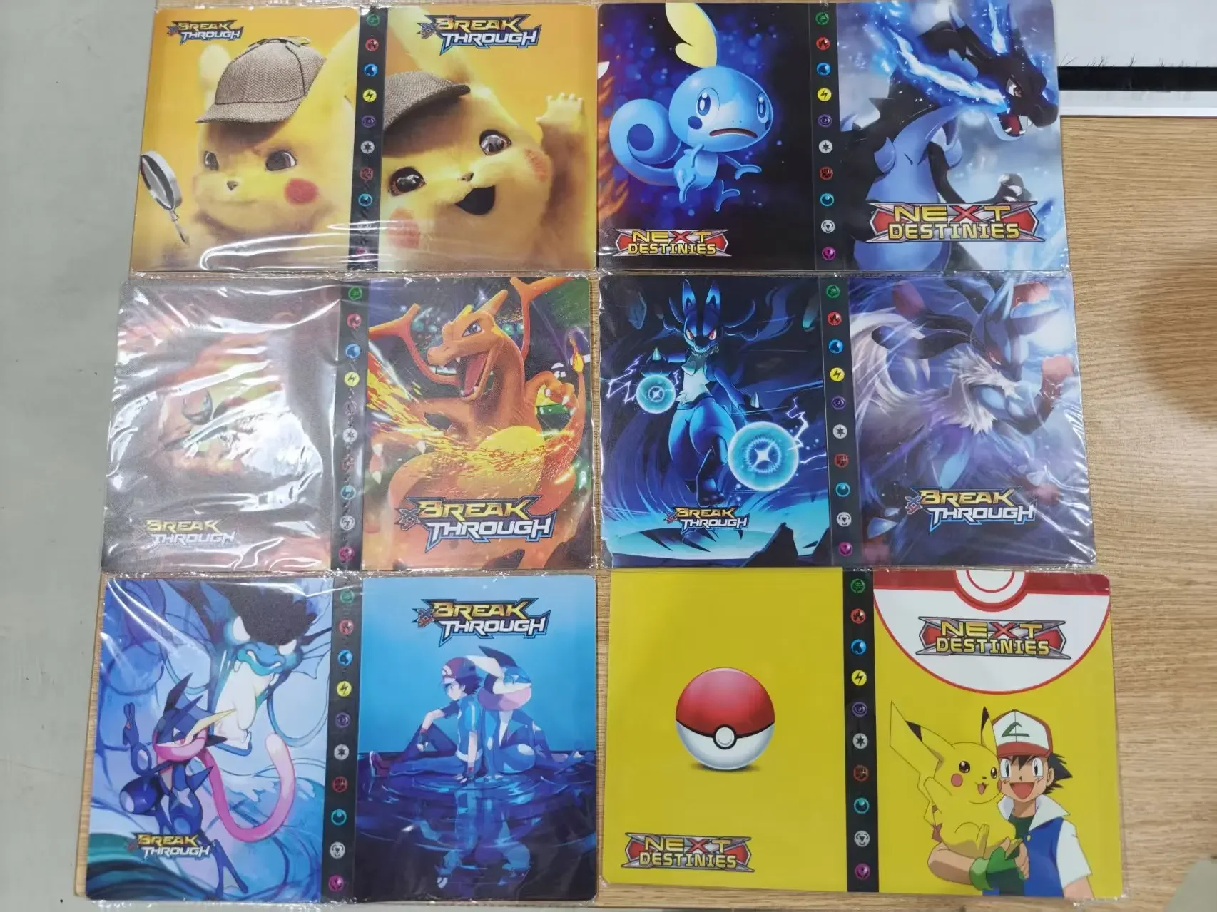 Heißer Verkauf: Niedliches Pokémon-Kartenalbum, Sammelalbum für Sammelkarten, tragbarer Aufbewahrungshalter für Sammelkarten und Spielkarten – Detail 1
