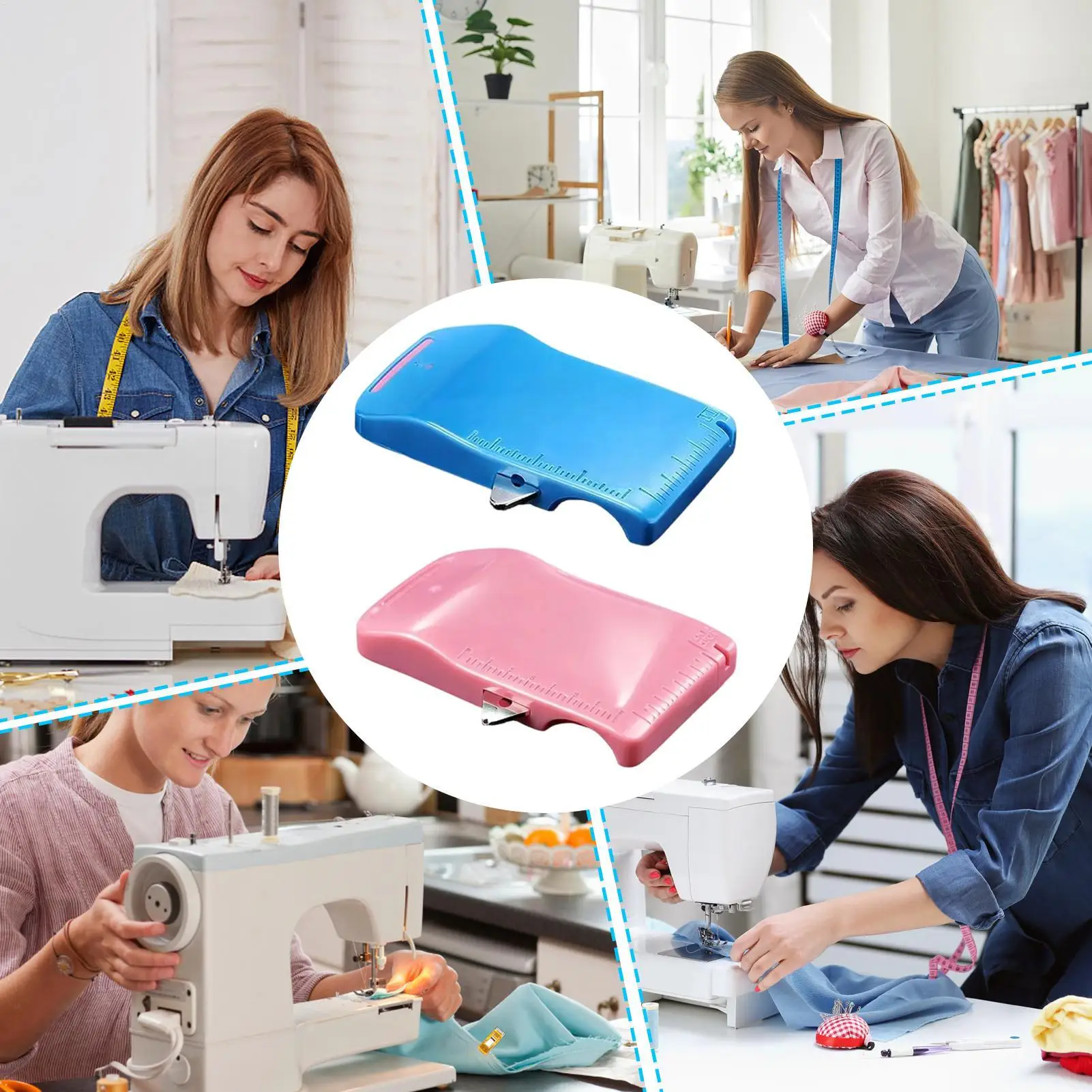

Magnetic Seam Guide Multifunctional Magnetic Quilting Supplies Seam Guide For Sewing Machine For Binding Hemming Stitching Bag