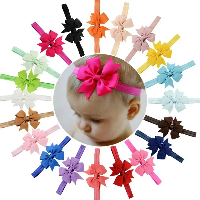 1 Pcs Soft Hair Bandage Tie Band Headband Bow Turban For Children Newborn Kids Headwear Baby Girl Accessories Bowknot Cute Gifts