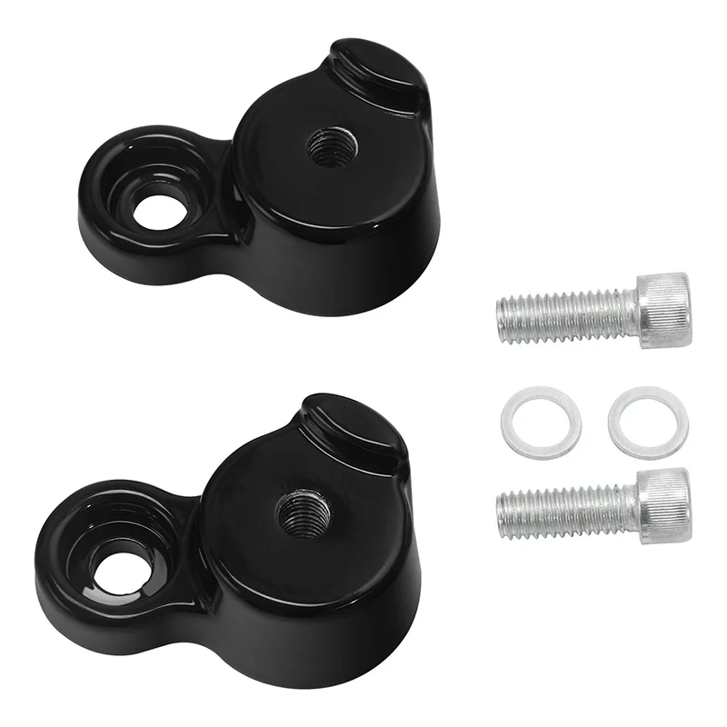 Motorcycle Black Passenger Footpeg Mounting Kit For Harley FXDRS 2019-up Replace For 50501128