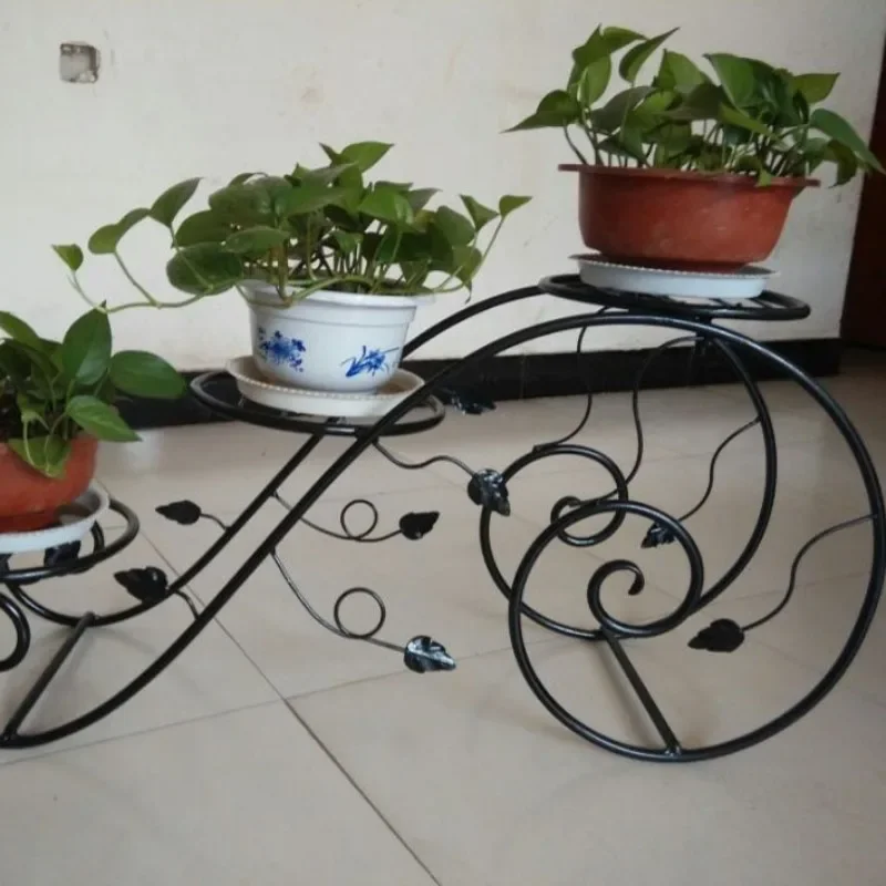 wrought iron flower stand balcony living room multi-layer flower stand flower pot display rack