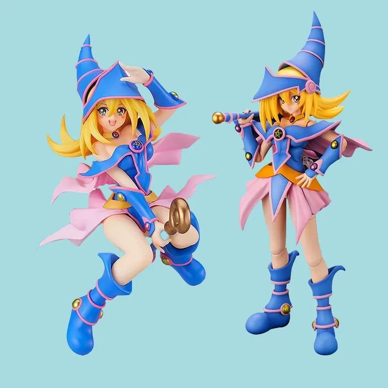 

14CM Yu-Gi-Oh anime Figure Black Magician Girl Yugi Muto Joey Wheeler Action Figurine Desktop Collection Model Doll Gifts toys