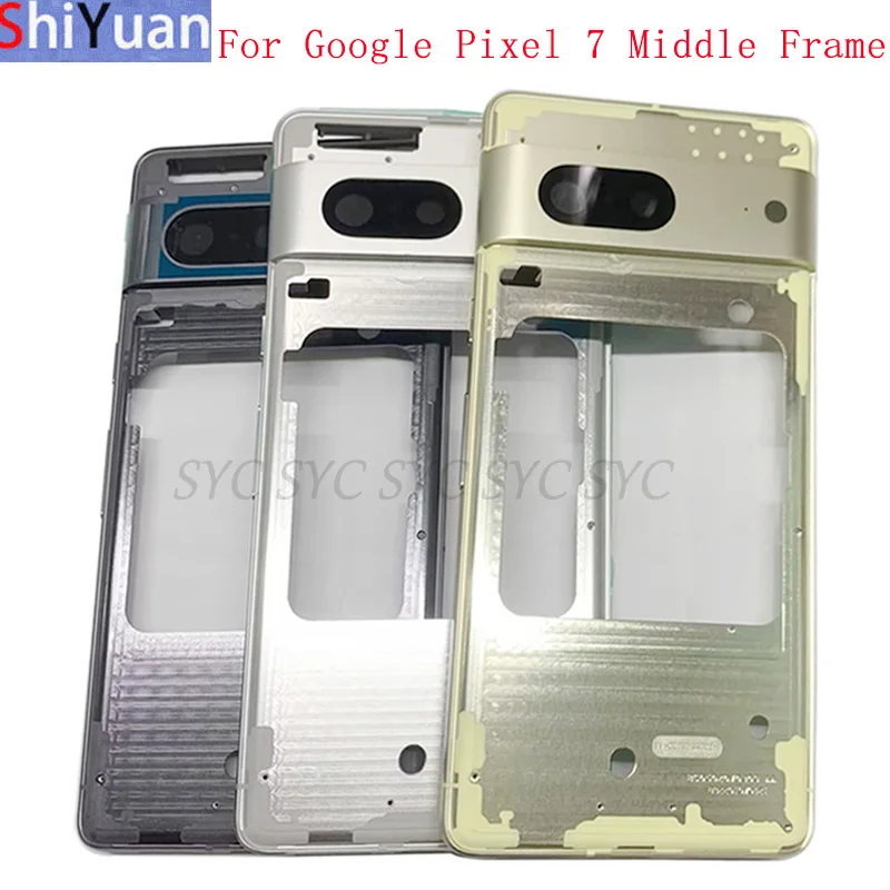 Housing Middle Frame LCD Bezel Plate Panel Chassis For Google Pixel 7 Phone Middle Frame Repair Parts