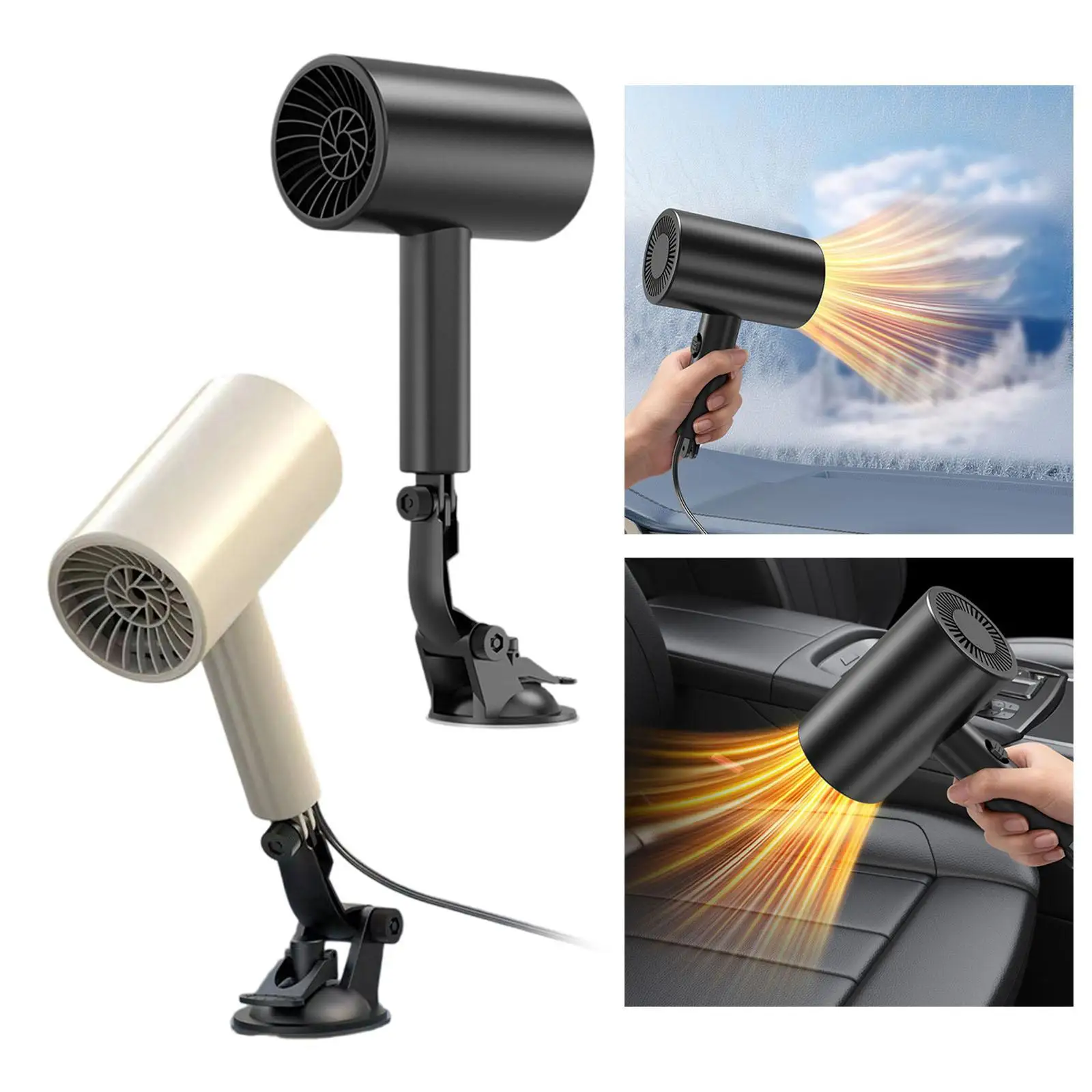 

Портативный автомобильный обогреватель, практичный, 12В, быстрый нагрев, легкий, ручной размораживатель лобового стекла